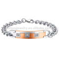 Romantische Metall Chunky Diamond seine und ihre Armband, Beziehung Armbänder für ihn und sie